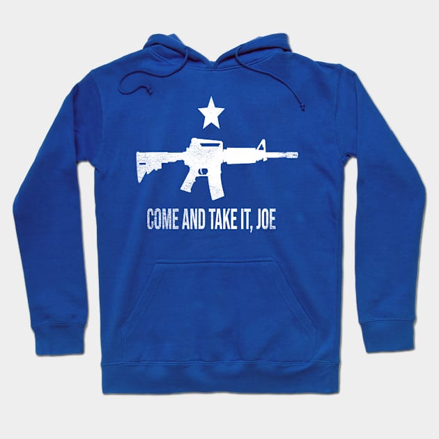 Come And Take It, Joe Hoodie by Throbpeg